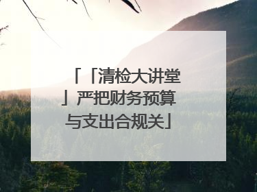 「清检大讲堂」严把财务预算与支出合规关