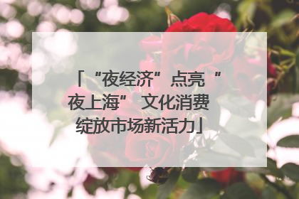 “夜经济”点亮“夜上海” 文化消费绽放市场新活力