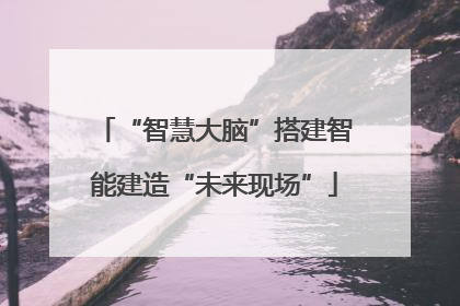 “智慧大脑”搭建智能建造“未来现场”