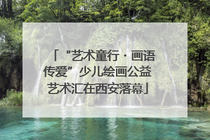 “艺术童行・画语传爱”少儿绘画公益艺术汇在西安落幕