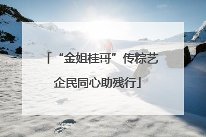 “金姐桂哥”传粽艺 企民同心助残行
