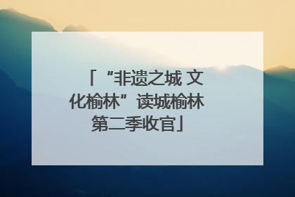 “非遗之城 文化榆林”读城榆林第二季收官