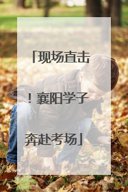 现场直击！襄阳学子奔赴考场
