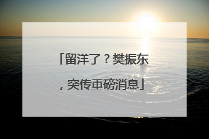 留洋了？樊振东，突传重磅消息