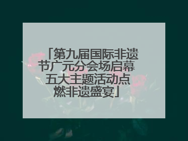 第九届国际非遗节广元分会场启幕 五大主题活动点燃非遗盛宴
