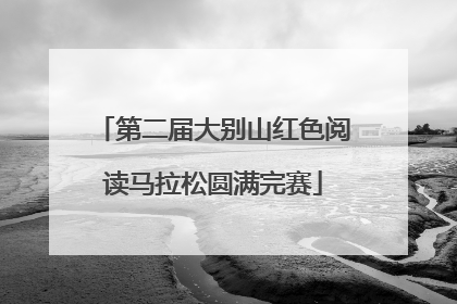 第二届大别山红色阅读马拉松圆满完赛
