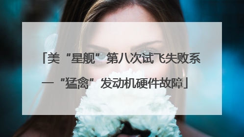 美“星舰”第八次试飞失败系一“猛禽”发动机硬件故障