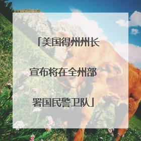 美国得州州长宣布将在全州部署国民警卫队