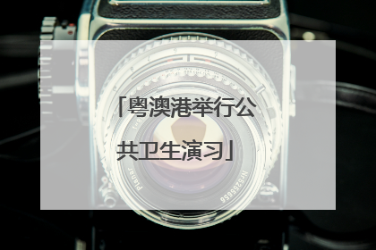 粤澳港举行公共卫生演习