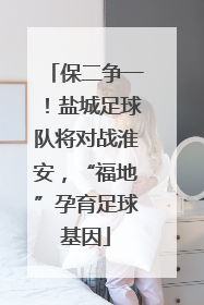 保二争一！盐城足球队将对战淮安，“福地”孕育足球基因