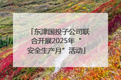 东津国投子公司联合开展2025年“安全生产月”活动