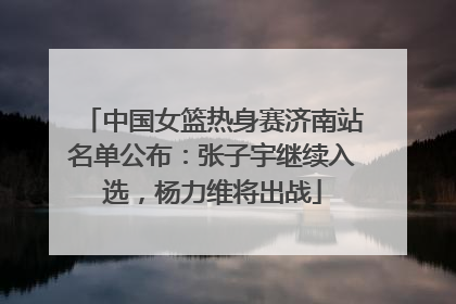 中国女篮热身赛济南站名单公布：张子宇继续入选，杨力维将出战