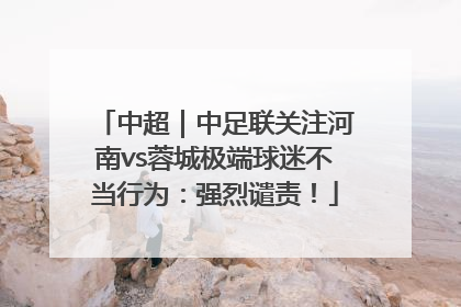 中超｜中足联关注河南vs蓉城极端球迷不当行为：强烈谴责！