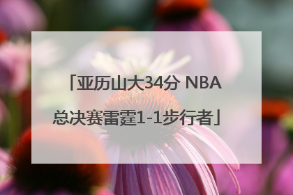 亚历山大34分 NBA总决赛雷霆1-1步行者