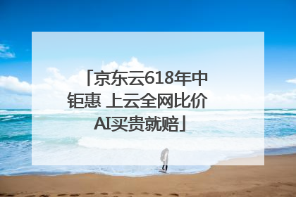 京东云618年中钜惠 上云全网比价 AI买贵就赔