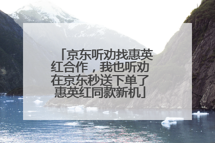 京东听劝找惠英红合作，我也听劝在京东秒送下单了惠英红同款新机