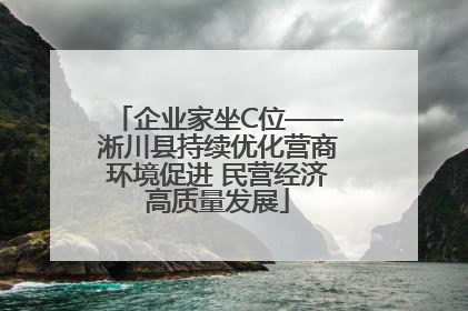 企业家坐C位——淅川县持续优化营商环境促进 民营经济高质量发展