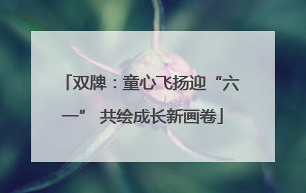 双牌：童心飞扬迎“六一” 共绘成长新画卷