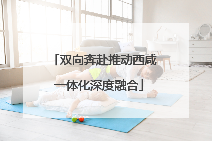 双向奔赴推动西咸一体化深度融合