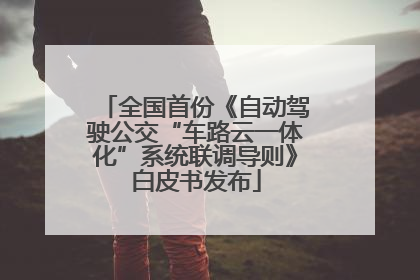 全国首份《自动驾驶公交“车路云一体化”系统联调导则》白皮书发布