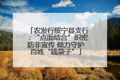 农发行绥宁县支行：“点面结合”织密防非宣传 倾力守护百姓“钱袋子”