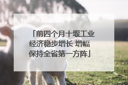 前四个月十堰工业经济稳步增长 增幅保持全省第一方阵