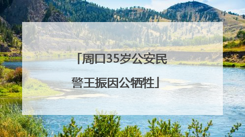 周口35岁公安民警王振因公牺牲