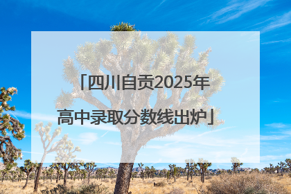 四川自贡2025年高中录取分数线出炉