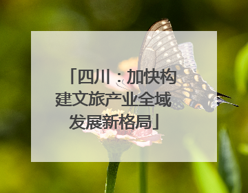 四川：加快构建文旅产业全域发展新格局