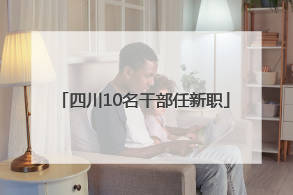 四川10名干部任新职
