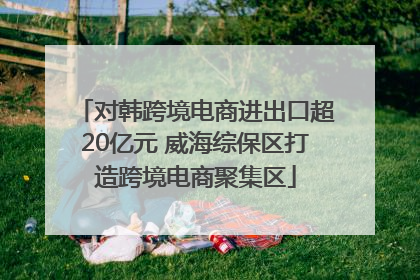 对韩跨境电商进出口超20亿元 威海综保区打造跨境电商聚集区