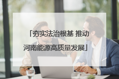 夯实法治根基 推动河南能源高质量发展