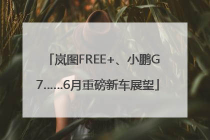 岚图FREE+、小鹏G7……6月重磅新车展望