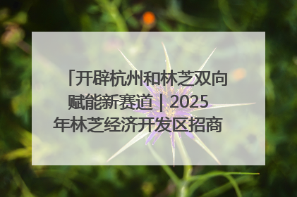 开辟杭州和林芝双向赋能新赛道｜2025年林芝经济开发区招商引资（杭州）推介展销活动在杭举办