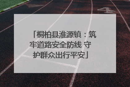 桐柏县淮源镇：筑牢道路安全防线 守护群众出行平安