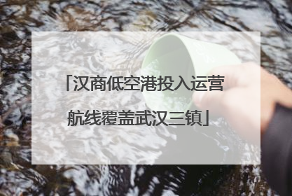 汉商低空港投入运营 航线覆盖武汉三镇