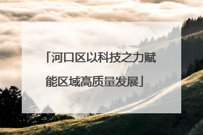 河口区以科技之力赋能区域高质量发展