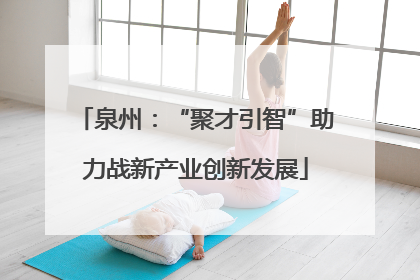 泉州：“聚才引智”助力战新产业创新发展