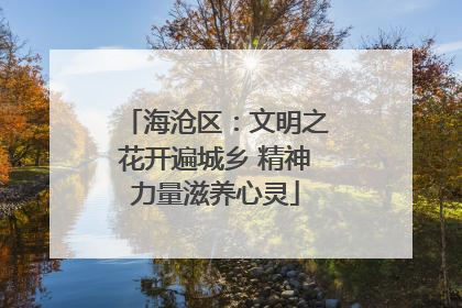 海沧区：文明之花开遍城乡 精神力量滋养心灵