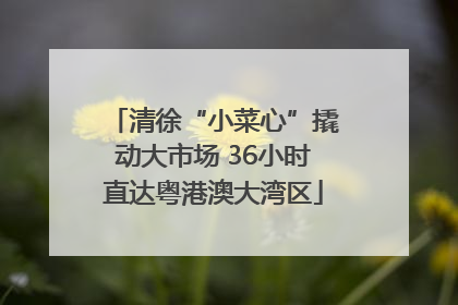 清徐“小菜心”撬动大市场 36小时直达粤港澳大湾区