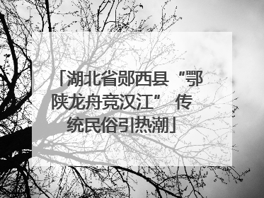 湖北省郧西县“鄂陕龙舟竞汉江” 传统民俗引热潮