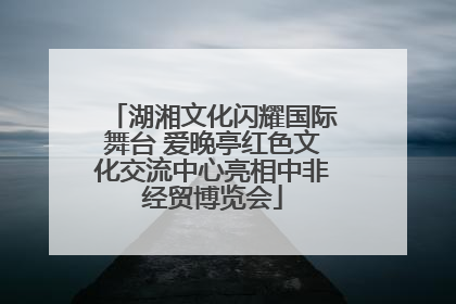湖湘文化闪耀国际舞台 爱晚亭红色文化交流中心亮相中非经贸博览会