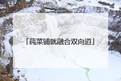莼菜铺就融合双向道