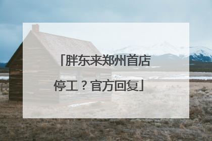 胖东来郑州首店停工？官方回复