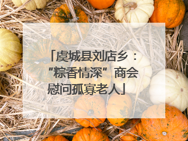 虞城县刘店乡：“粽香情深”商会慰问孤寡老人