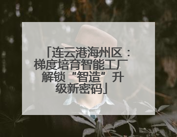 连云港海州区：梯度培育智能工厂 解锁“智造”升级新密码