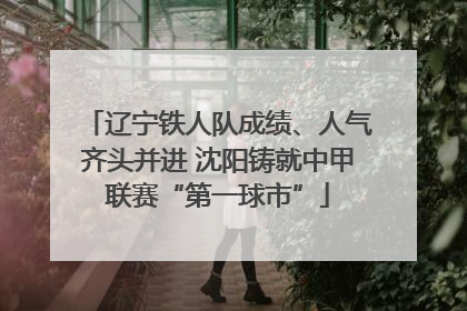 辽宁铁人队成绩、人气齐头并进 沈阳铸就中甲联赛“第一球市”
