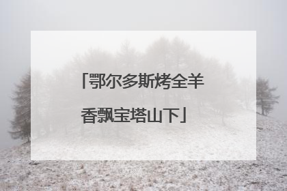 鄂尔多斯烤全羊香飘宝塔山下