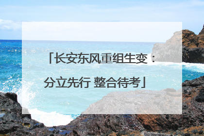 长安东风重组生变：分立先行 整合待考