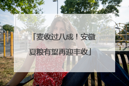 麦收过八成！安徽夏粮有望再迎丰收